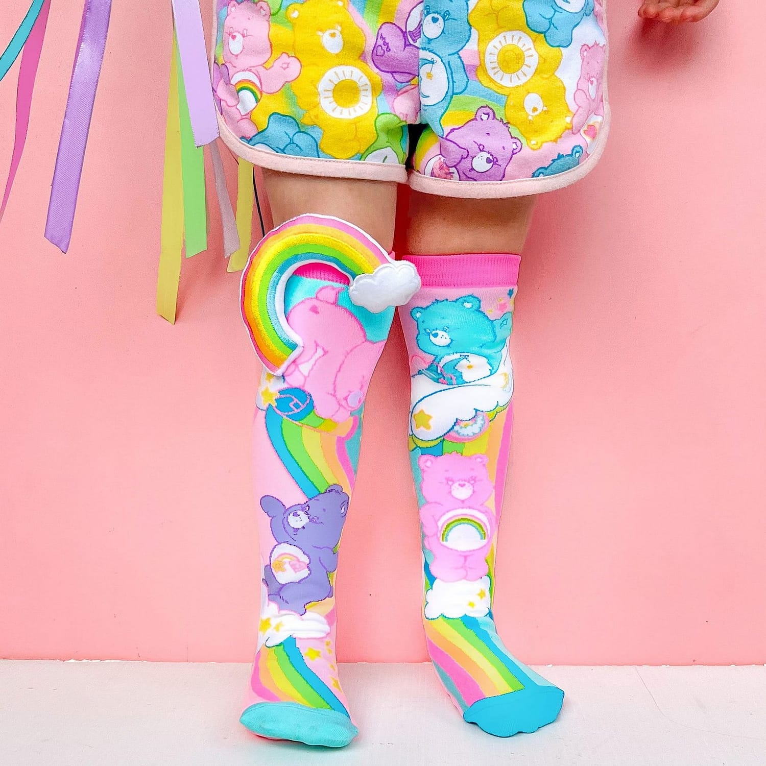 MADMIA - Socks Toddler Age 3-5y - Care Bear Rainbow