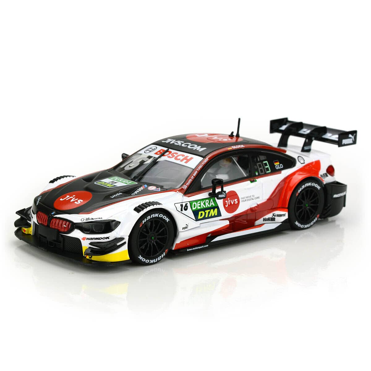 Carrera BMW M4 DTM T Glock No 16 Scale 1:32 slot car also suits  Scalextric