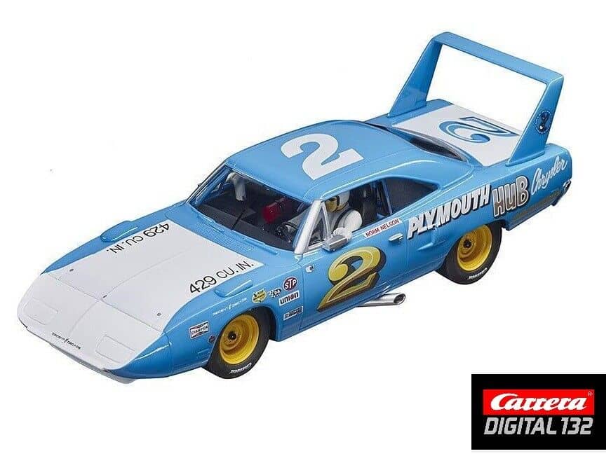 Carrera Digital 1:32 - Plymouth Superbird No.2 - Slot Car Also Suits Scalextric