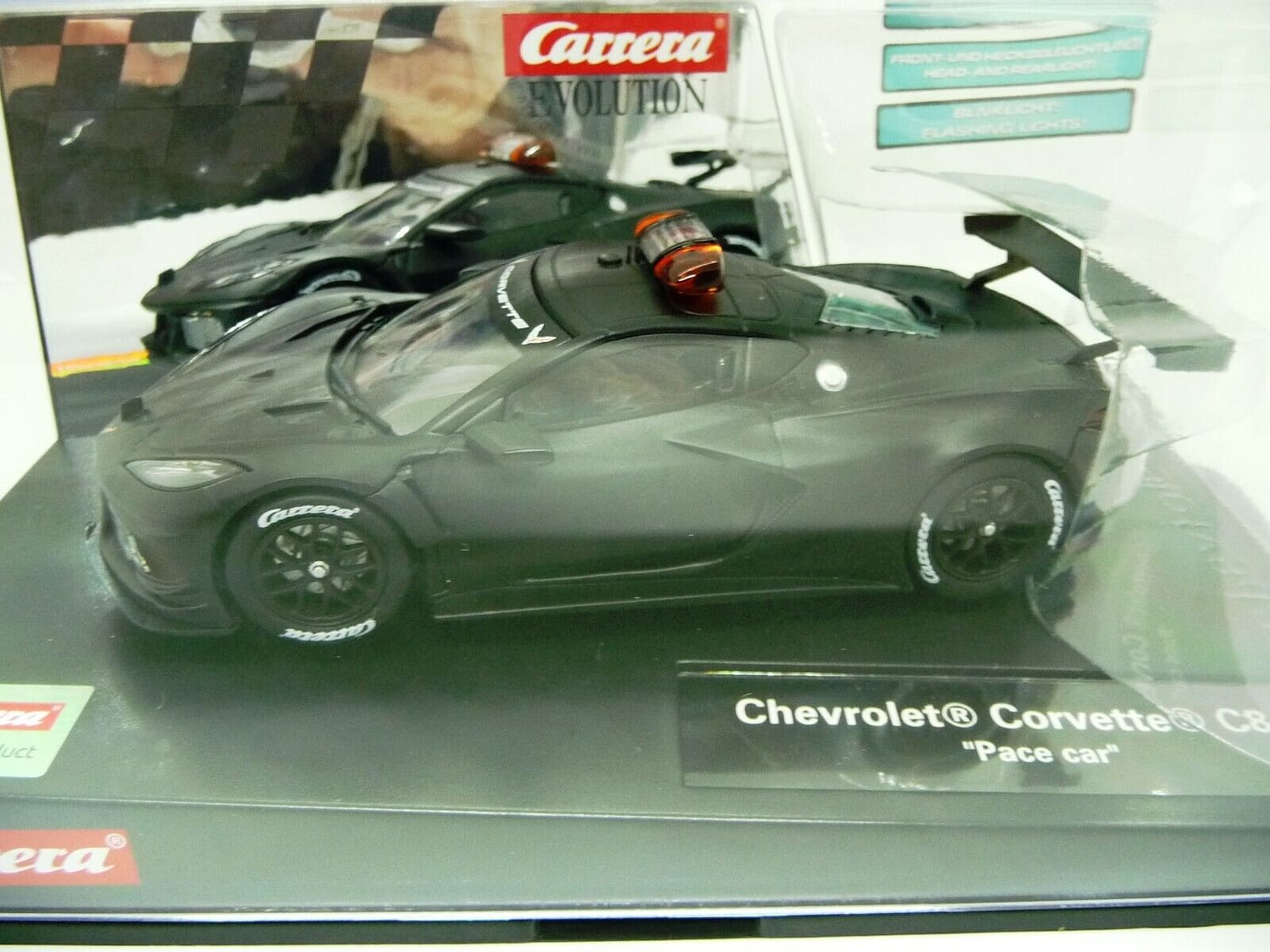 Carrera Evolution 1:32 - Chevrolet Covette C8R Pace Car - Slot Car Also Suits Scalextric - Image 5