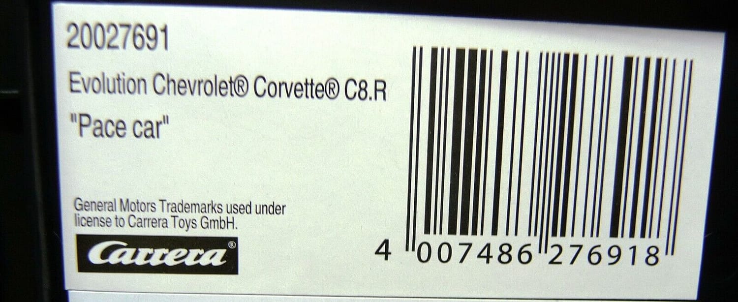 Carrera Evolution 1:32 - Chevrolet Covette C8R Pace Car - Slot Car Also Suits Scalextric - Image 6