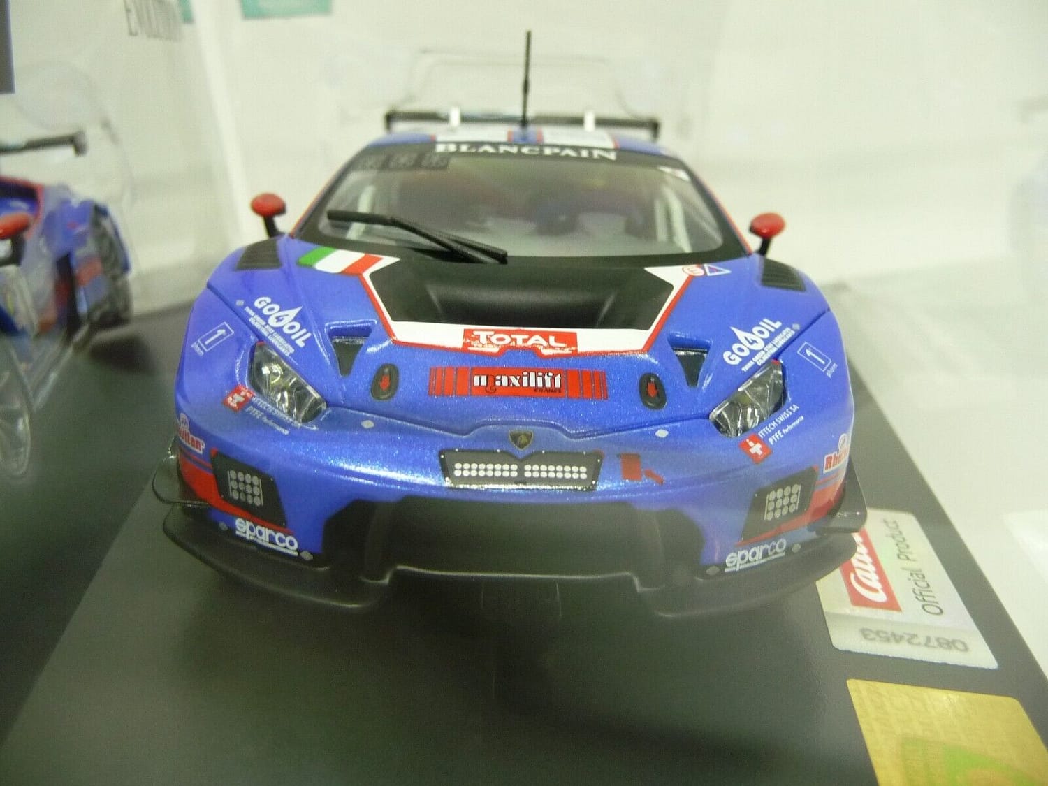 Carrera Evolution 1:32 - LAMBORGHINI HURACAN GT3 OMBRA RACING No.12 - Slot Car Also Suits Scalextric - Image 3