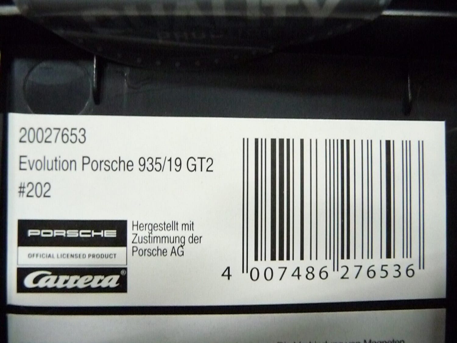 Carrera Evolution 1:32 - Porsche 935/19 GT2 No202 - Slot Car Also Suits Scalextric - Image 8