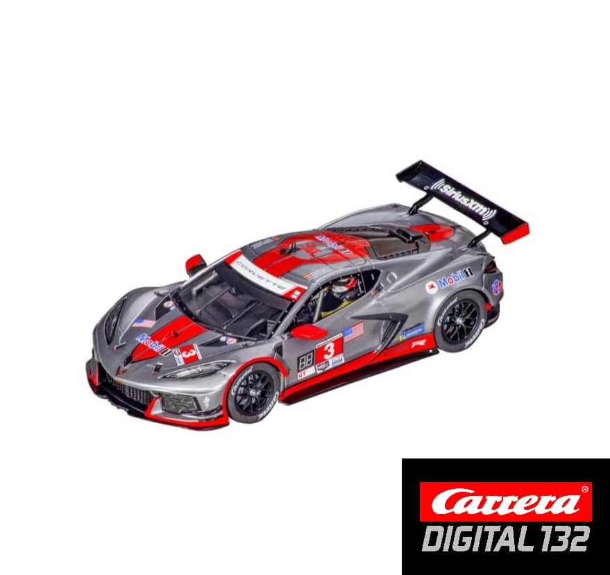 Carrera Digital 1:32 - Chevrolet Corvette C8 R Sebring No.3 - Slot Car Also Suits Scalextric