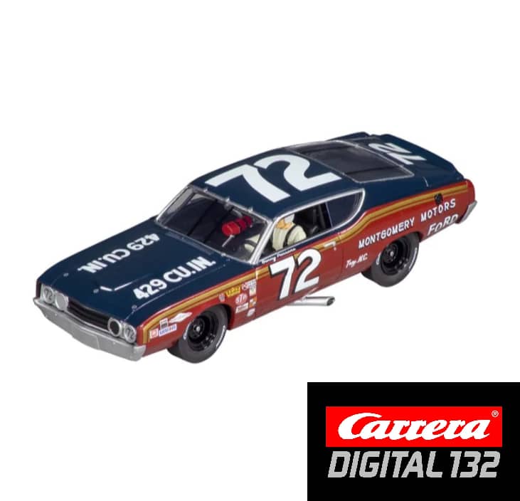 Carrera Evolution 1:32 - Ford Torino Talladega No72 - Slot Car Also Suits Scalextric