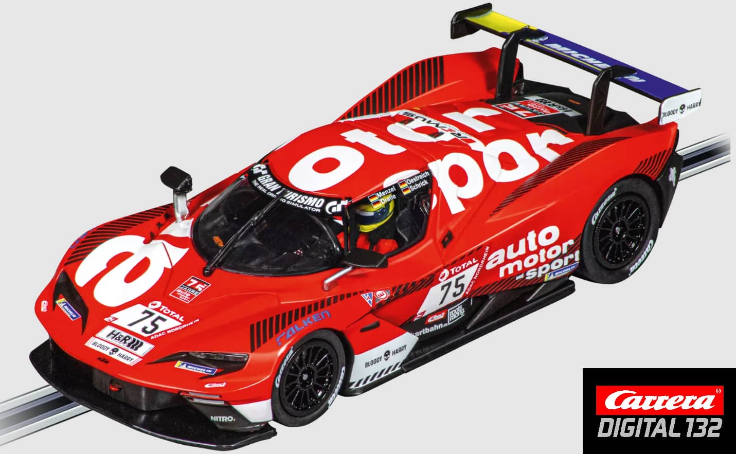Carrera Digital 1:32 - KTM X Bow GTX True Racing No.75 - Slot Car Also Suits Scalextric