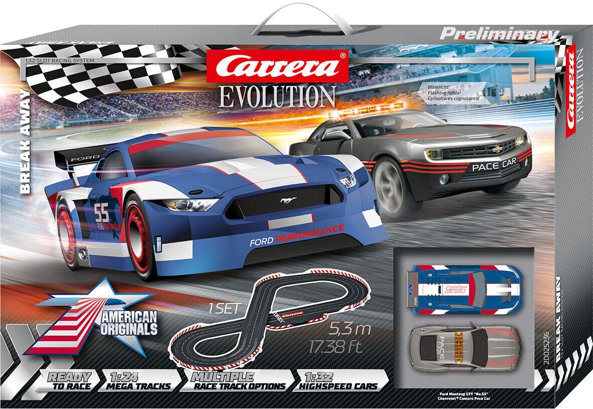 Carrera Evolution 1:32 - Break Away Slot Racing Set