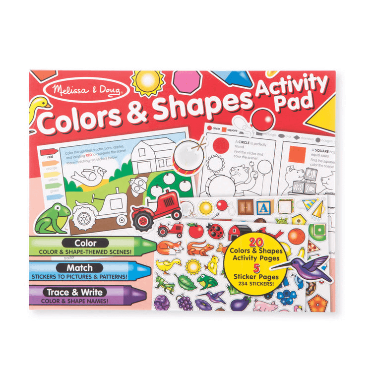 Melissa & Doug - Colors & Shapes Activity Pad