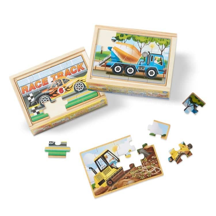 Melissa & Doug - Construction Jigsaw Puzzles In A Box
