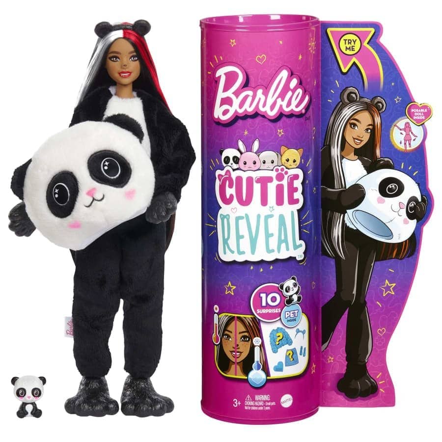 Barbie Cutie Reveal Doll - Panda Costume