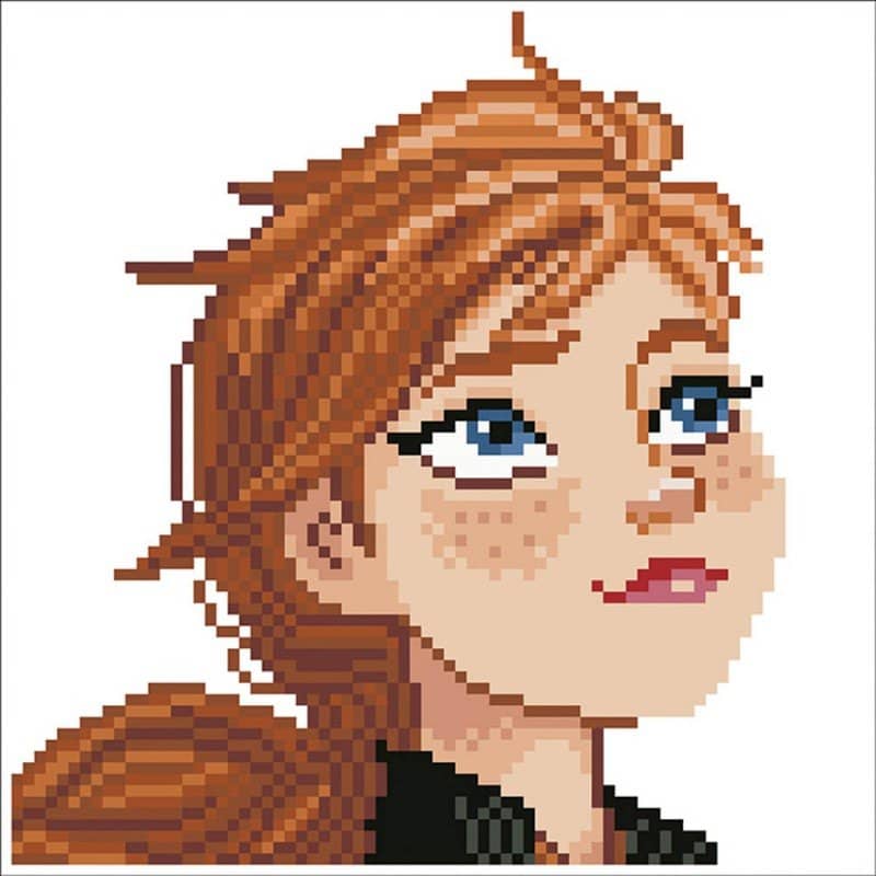Diamond Dotz Frozen - Anna Cameo 22 X 22cm Frozen 2 Series - Image 3