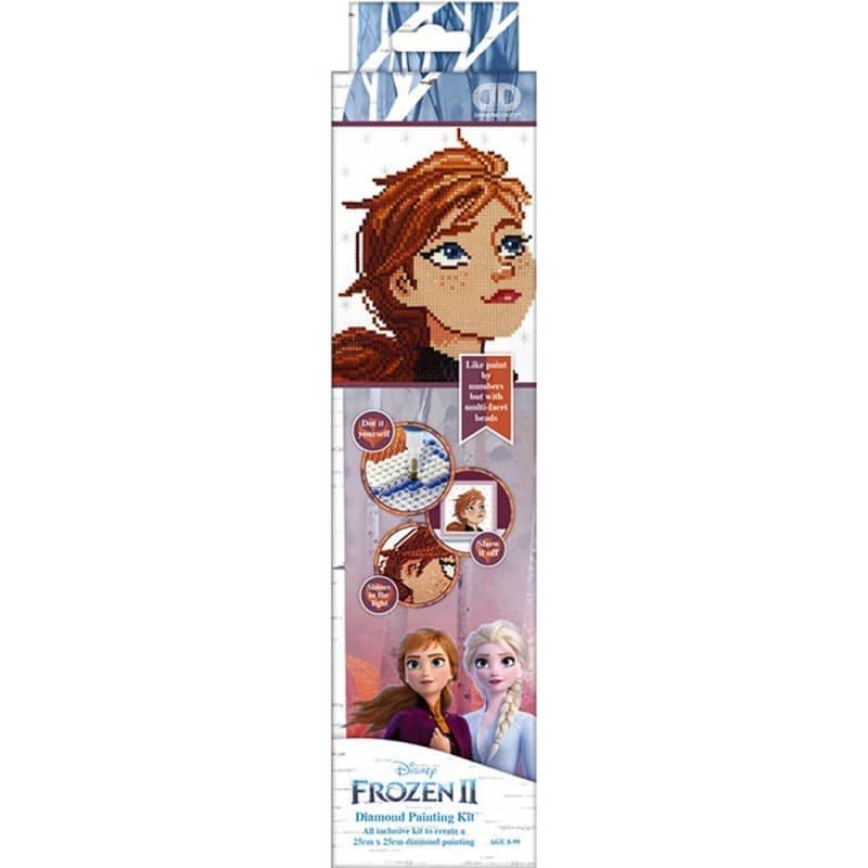 Diamond Dotz Frozen - Anna Cameo 22 X 22cm Frozen 2 Series - Image 4