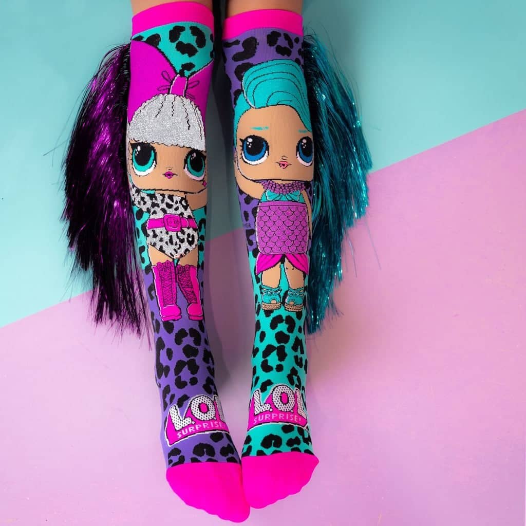 MADMIA - Socks Kids & Adults Age 6y+ L.o.l. Surprise Disco Dolls Knee-high Socks