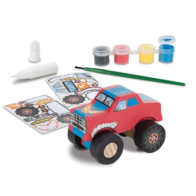 Melissa & Doug - Created By Me! Monster Truck Wooden Craft Kit - Image 4