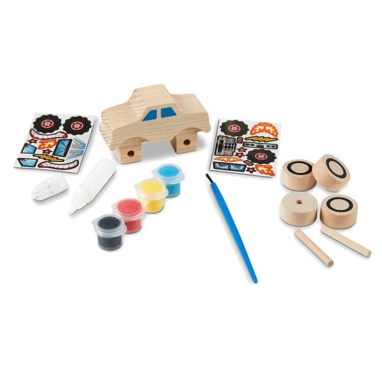 Melissa & Doug - Created By Me! Monster Truck Wooden Craft Kit - Image 9