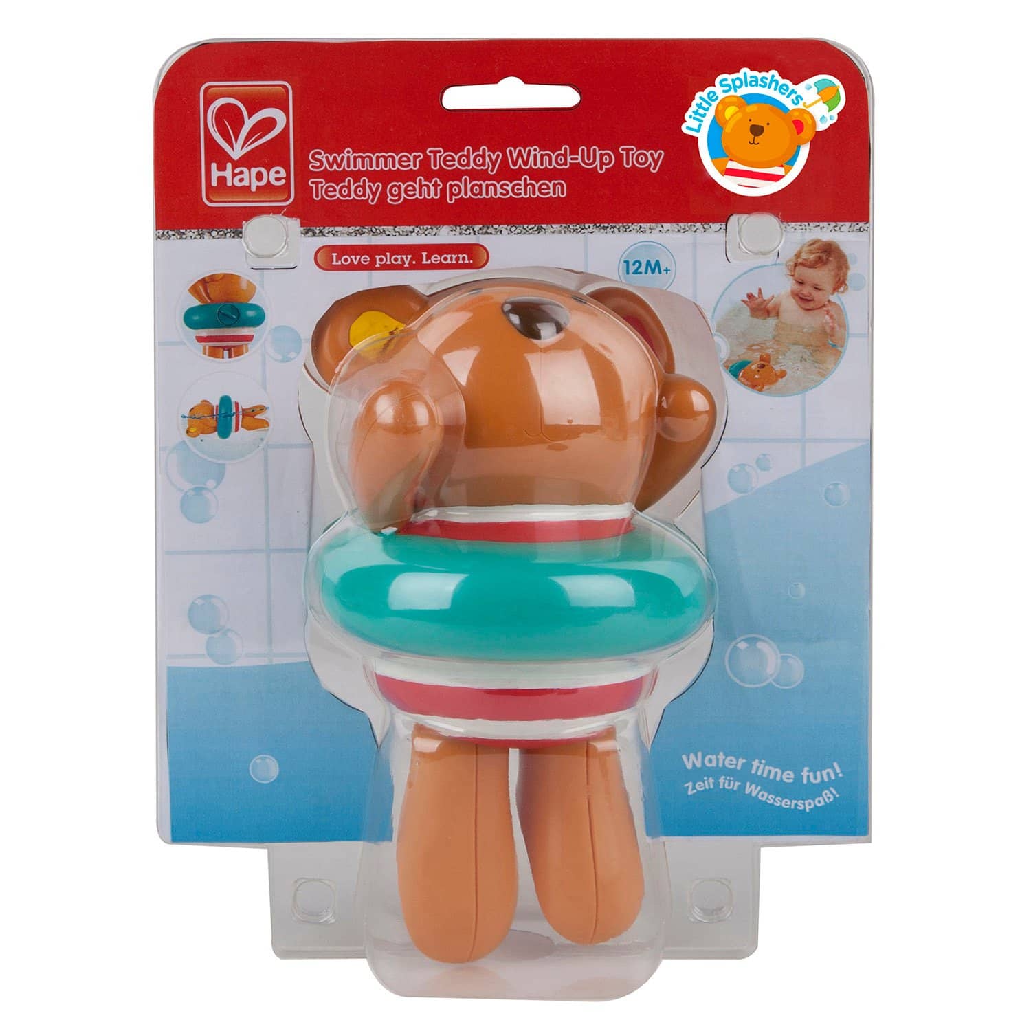 Hape - Wind Up Swimmer Teddy Toy - Image 7