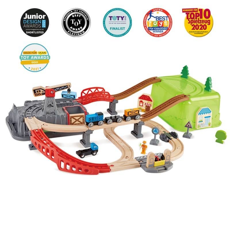 Hape - Railway Bucket Builder Set - Image 3