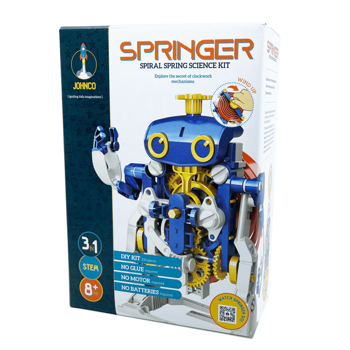 Springer Spiral Spring Robot Car Science Kit Stem