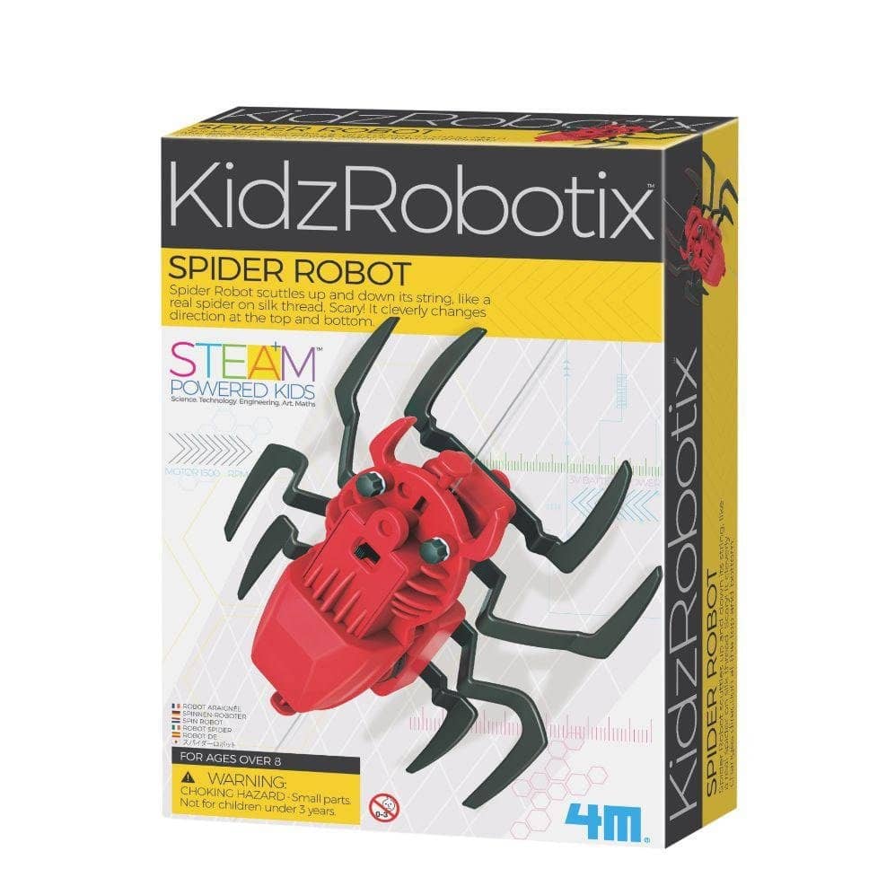 4m - Steam-powered Kids - Salt Water Fuel Cell Powered Robot Spider Kit