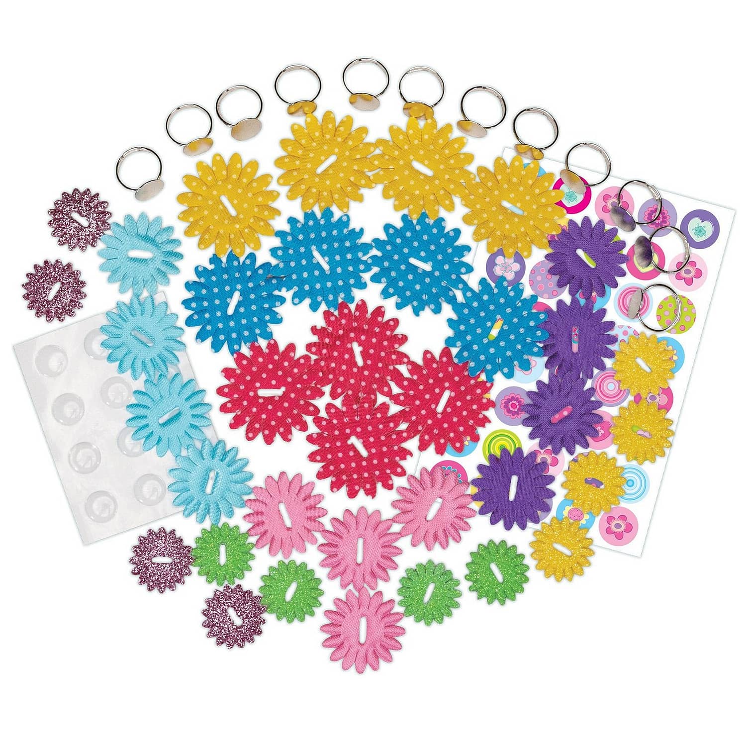GALT - Flower Rings - Creative Jewellery Making Kit - Image 3
