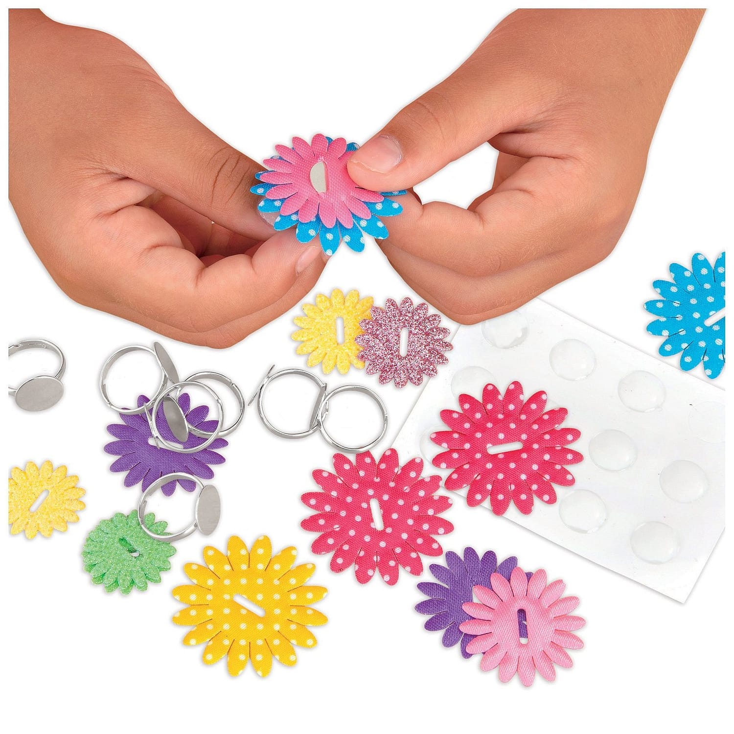 GALT - Flower Rings - Creative Jewellery Making Kit - Image 4