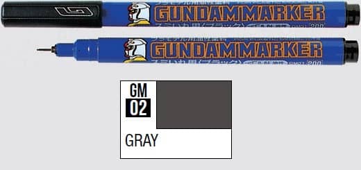 GUNDAM MARKER ULTRA FINE GREY GM02