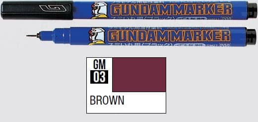 GUNDAM MARKER ULTRA FINE BROWN GM03