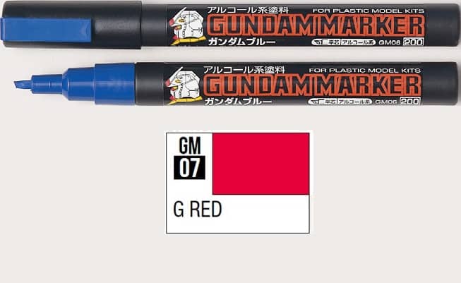 GUNDAM MARKER RED GM07 (color not pictured)