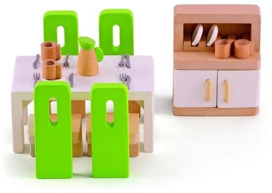 Hape - Dining Room Wooden Set