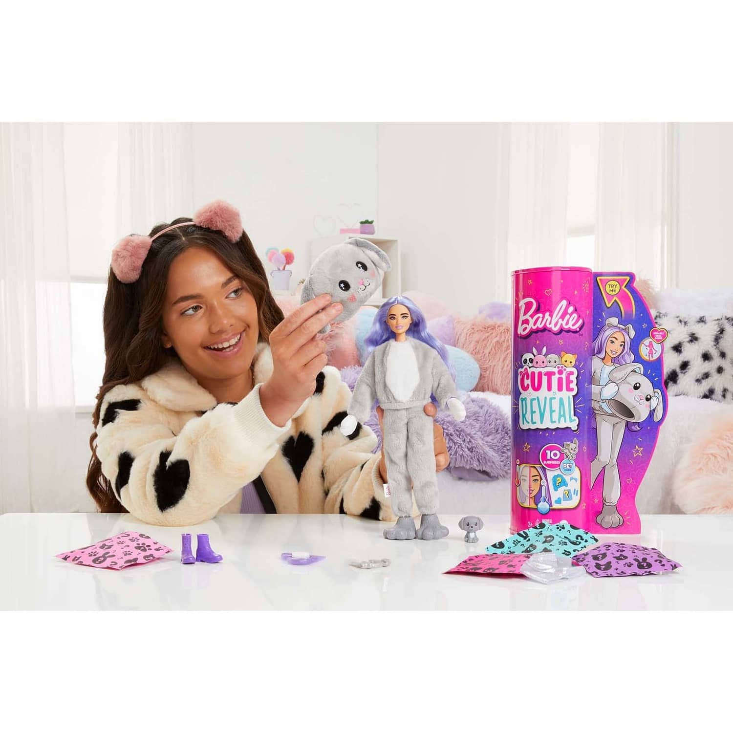 Barbie Cutie Reveal Doll - Puppy Costume - Image 2