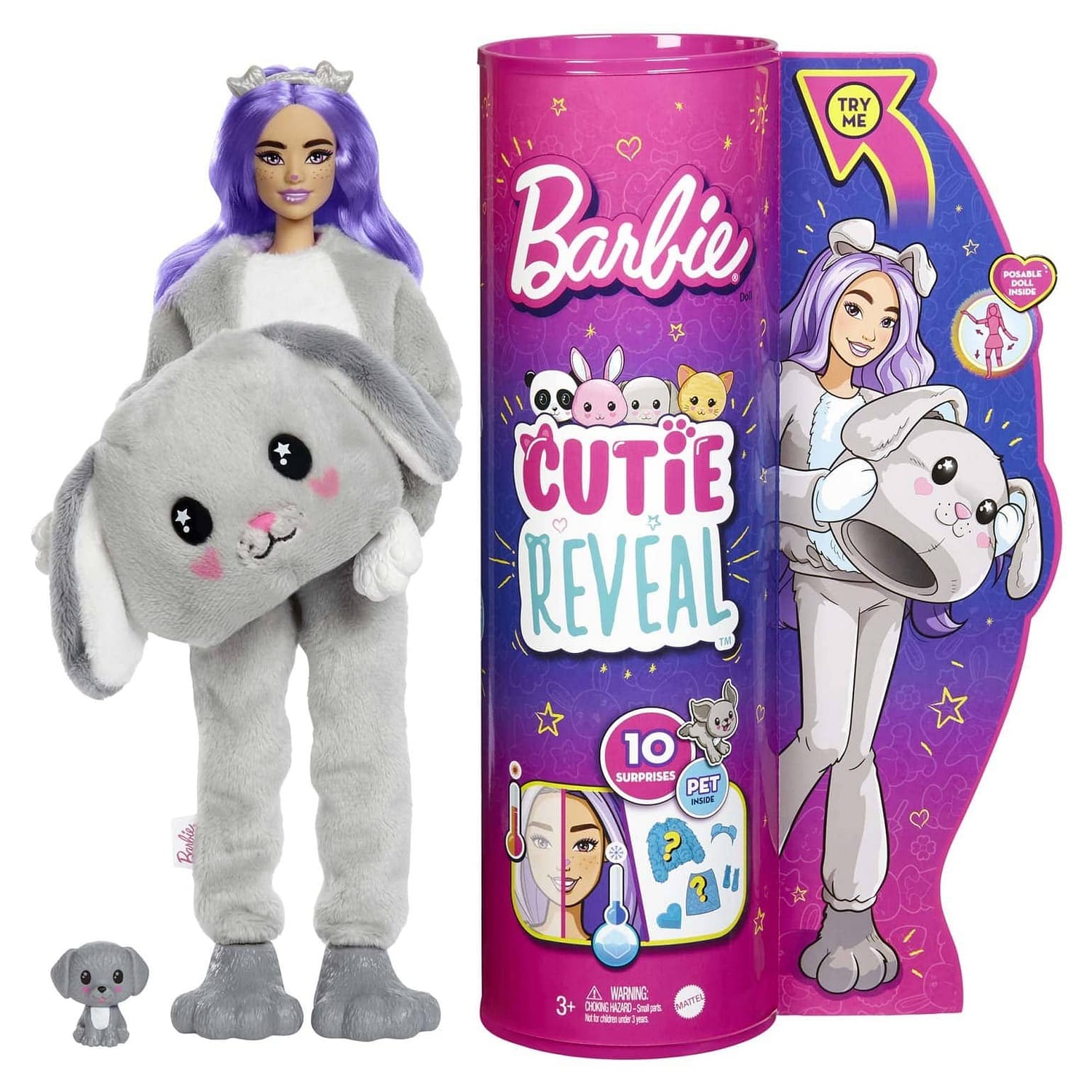 Barbie Cutie Reveal Doll - Puppy Costume