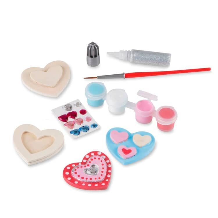 Melissa & Doug - Created By Me! Heart Magnets Wooden Craft Kit - Image 4
