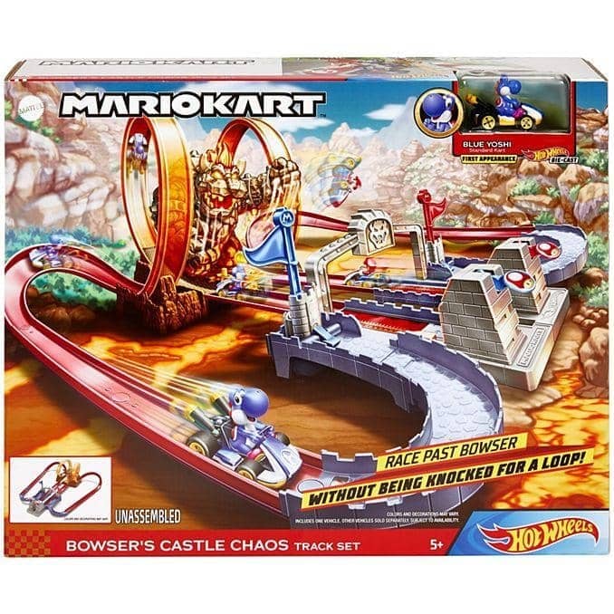 Hot Wheels® - Mario Kart Bowsers Castle Chaos Race Track