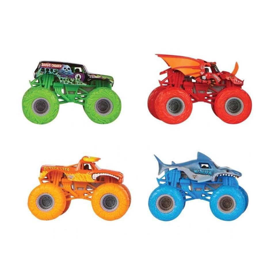 Monster Jam - True Metal Tough Treads 4 Pack - Image 2