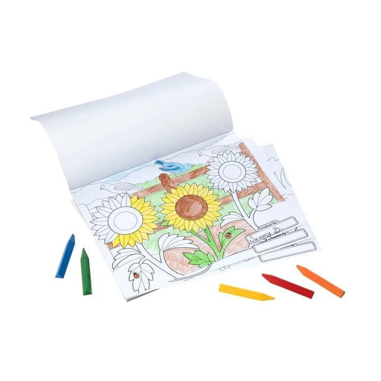 Melissa & Doug - Jumbo 50-page Kids' Coloring Pad - Horses Hearts Flowers And More - Image 4