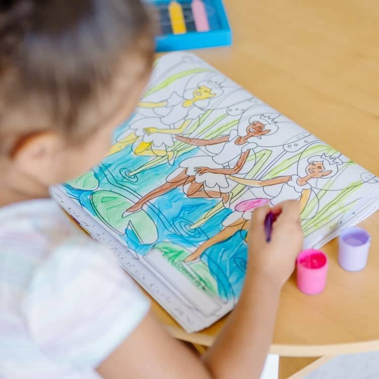 Melissa & Doug - Jumbo Coloring Pad - Princess & Fairy - Image 7