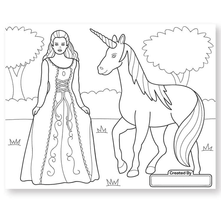 Melissa & Doug - Jumbo Coloring Pad - Princess & Fairy - Image 9
