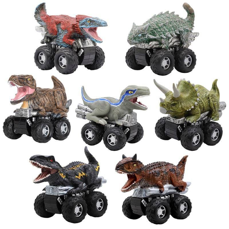 Jurassic World Zoom Riders Pull-back Powered Cars Assorted