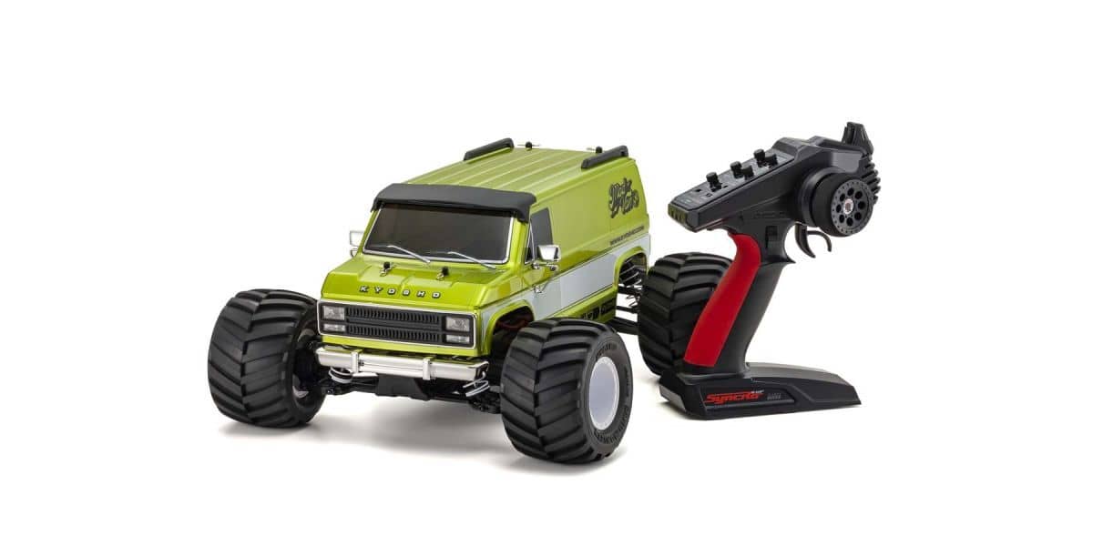 Kyosho 1:10 EP 4WD Fazer Mk2 Mad Van Ve T2 Yellow Brushless 4WD RC Monster Van
