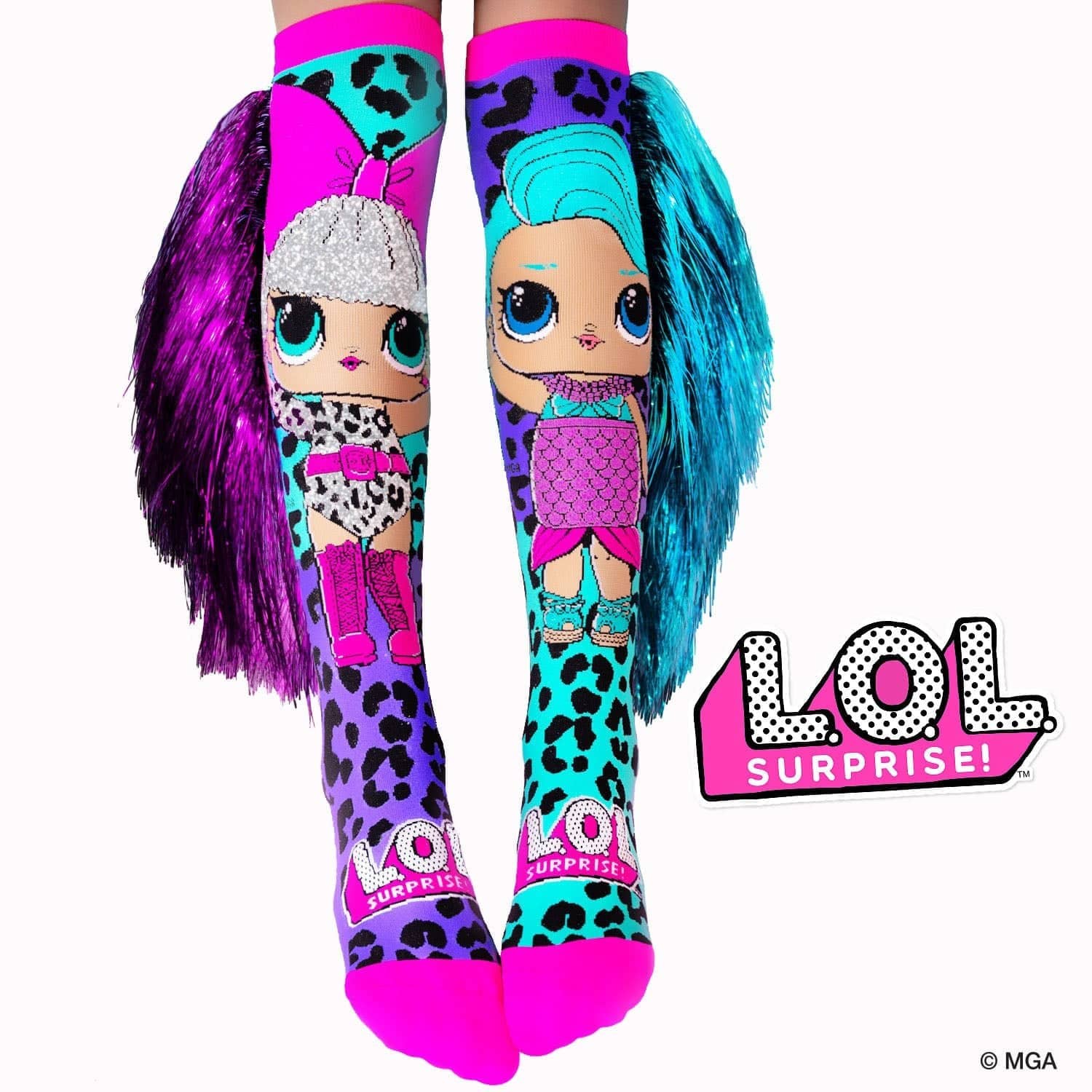 MADMIA - Socks Toddler Age 3-5y Lol Disco Dolls Toddler