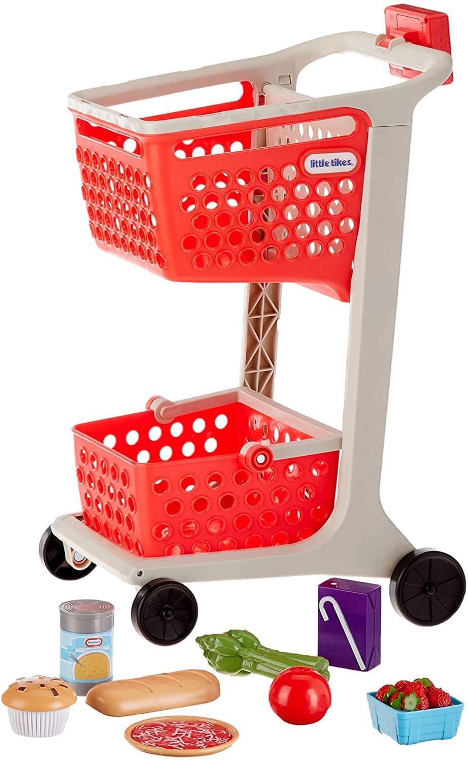 Little Tikes - Shop N Learn Smart Grocery Cart With Pretend Play Food Scanner & Accessories