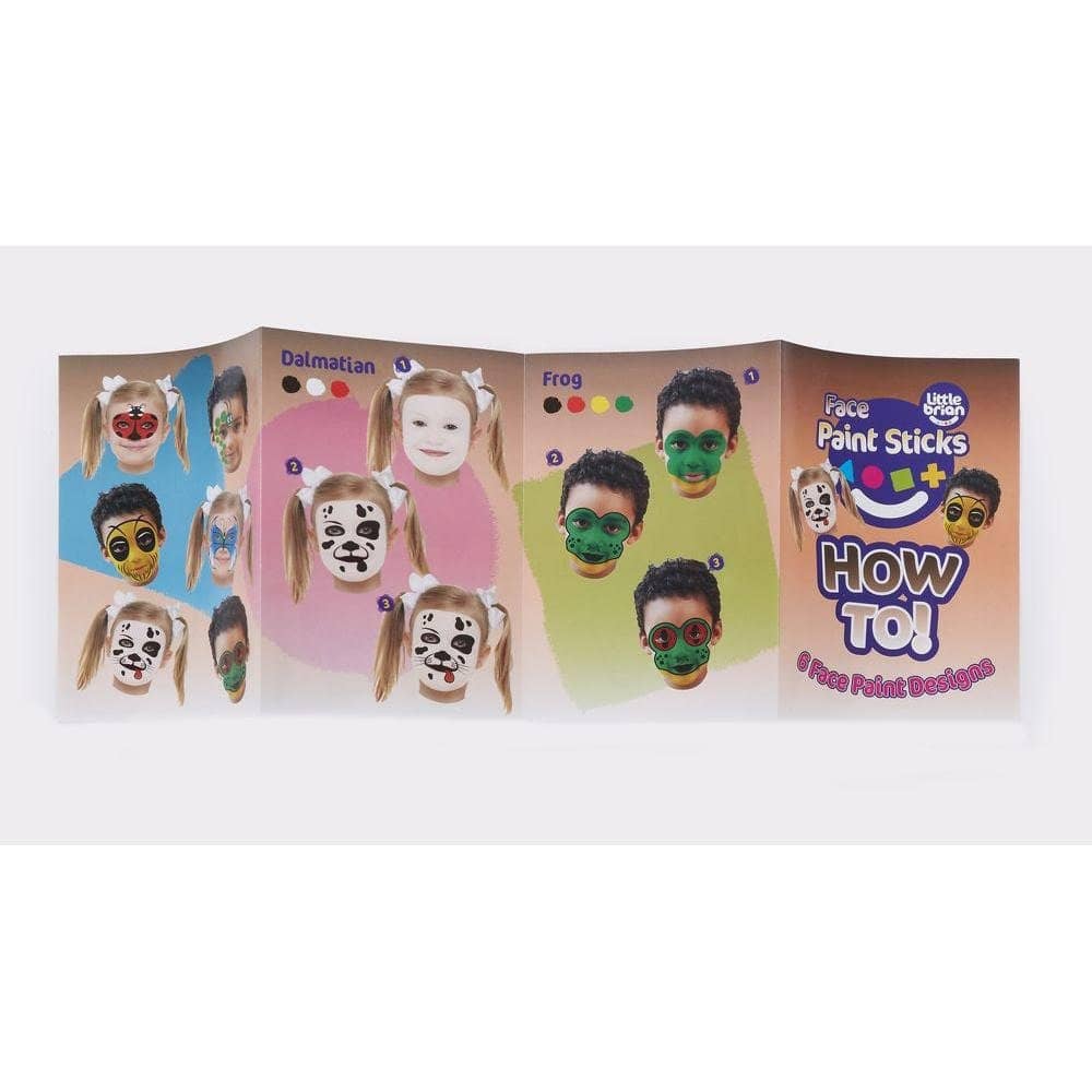 Little Brian Face Paint Sticks Classic 6 Pack - Image 2