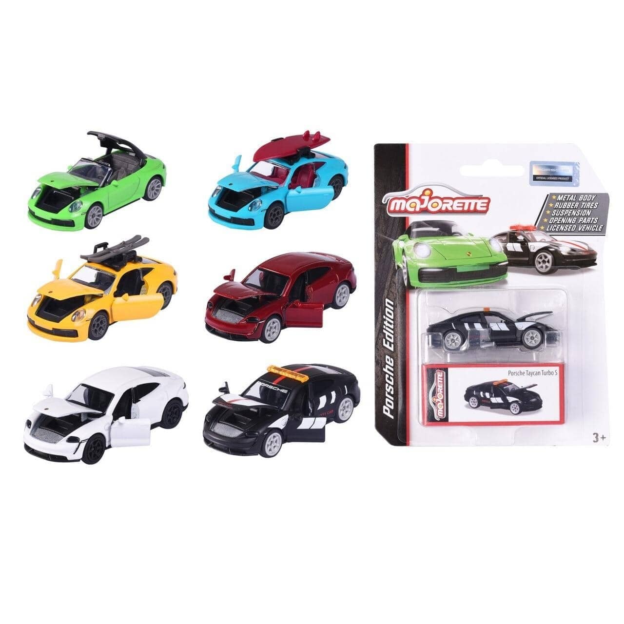 Majorette - Porsche Deluxe Cars Diecast Assorted