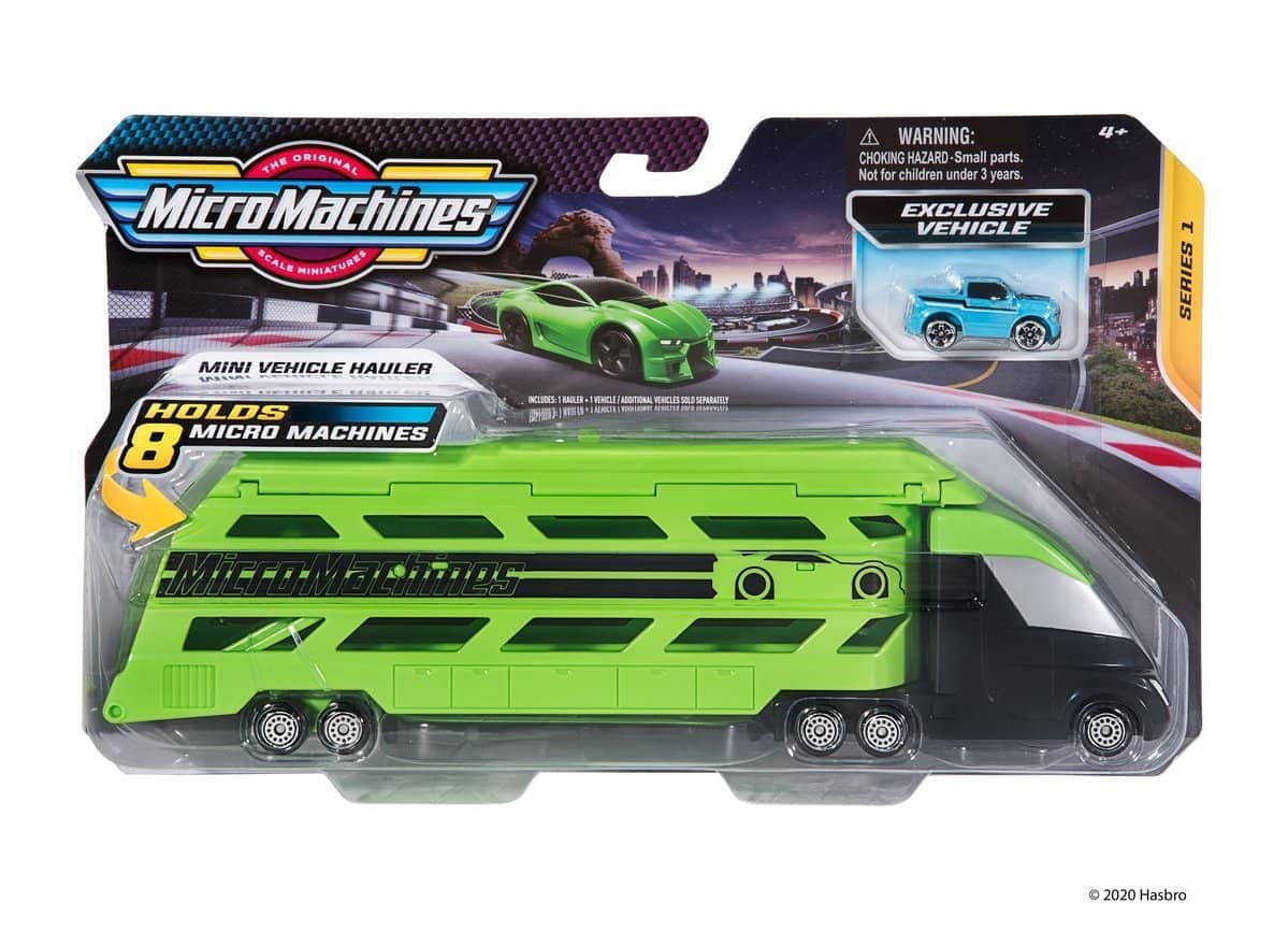 Micro Machines - Mini Vehicle Hauler Black And Green