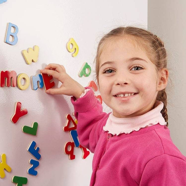 Melissa & Doug - Wooden Letter Alphabet Magnets - Image 5