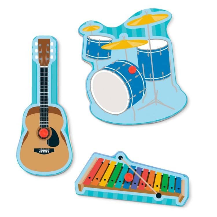 Melissa & Doug - Musical Instruments Sound Puzzle - 8 Pieces - Image 4