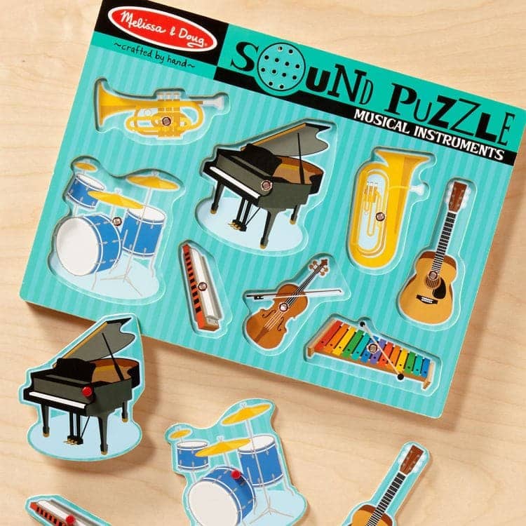 Melissa & Doug - Musical Instruments Sound Puzzle - 8 Pieces - Image 9