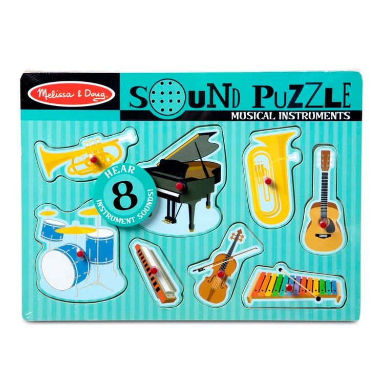 Melissa & Doug - Musical Instruments Sound Puzzle - 8 Pieces - Image 3