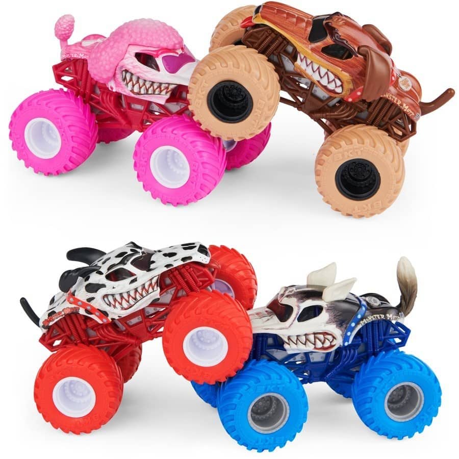 Monster Jam - 1:64 4 Pack Mutt Machines - Image 2