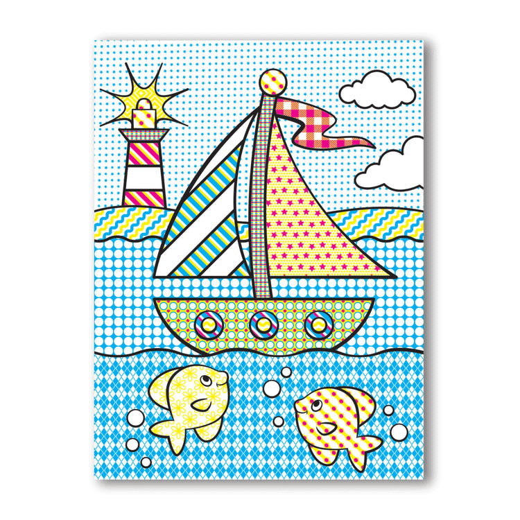 Melissa & Doug - My First Paint With Water Kids' Art Pad With Paintbrush - Pirates Space Construction And More - Image 9